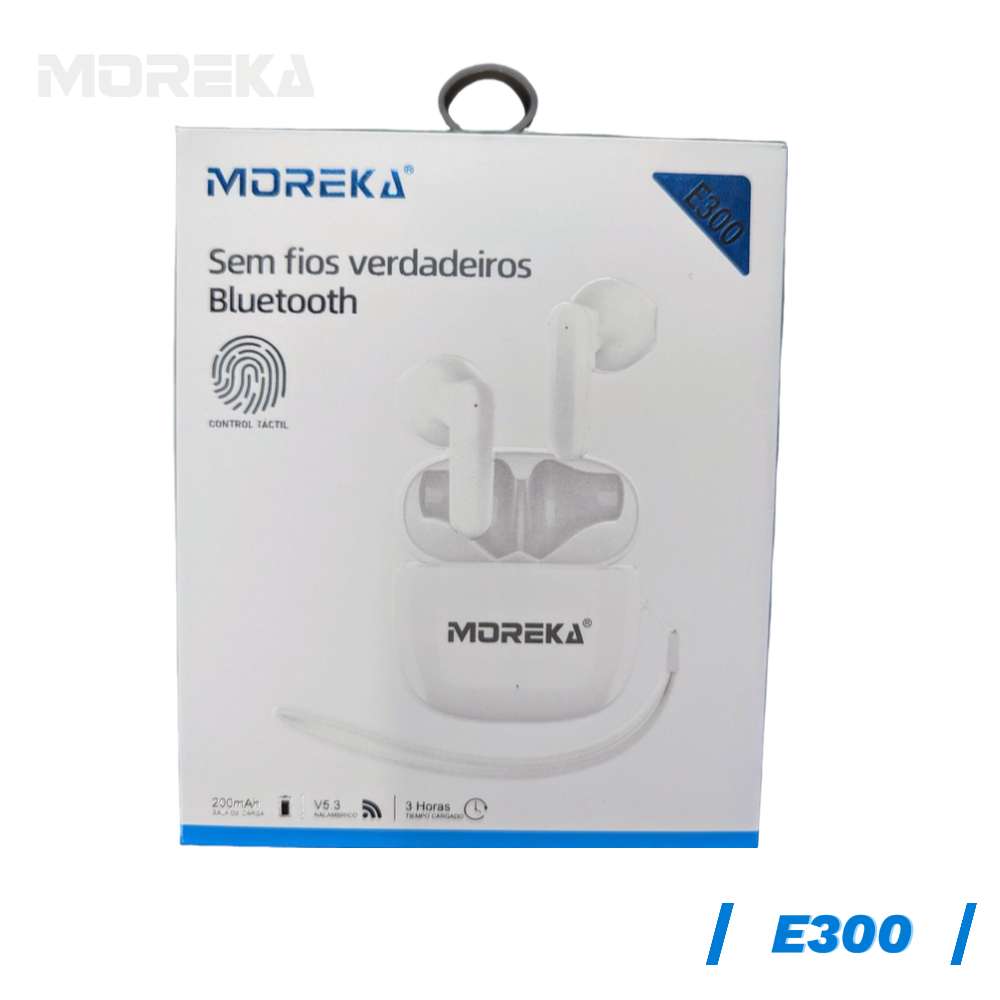 Audífonos Bluetooth 5.3 Moreka E300 TWS Táctil - Imagen 9