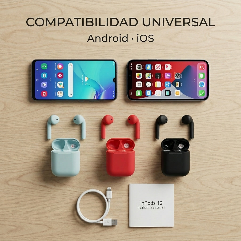 Audífonos Bluetooth inPods 12 i12 TWS - Imagen 3