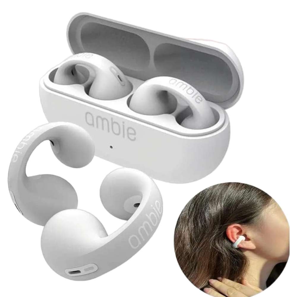 Audífonos Ambie Inalámbricos Deportivos de Conducción Ósea — Bluetooth 5.3 TWS - Imagen 1