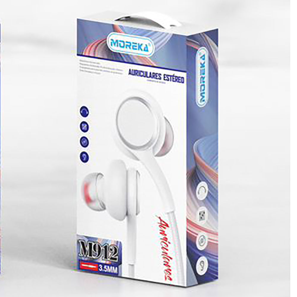 Audifonos Moreka M-912, Alámbricos, Manos Libres, 3.5mm — Bluetooth 5.3 TWS - Imagen 3