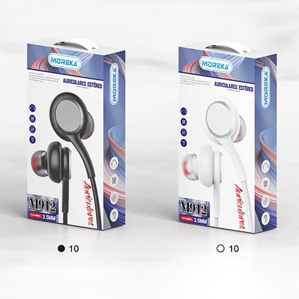 Audifonos Moreka M-912, Alámbricos, Manos Libres, 3.5mm — Bluetooth 5.3 TWS - Imagen 5
