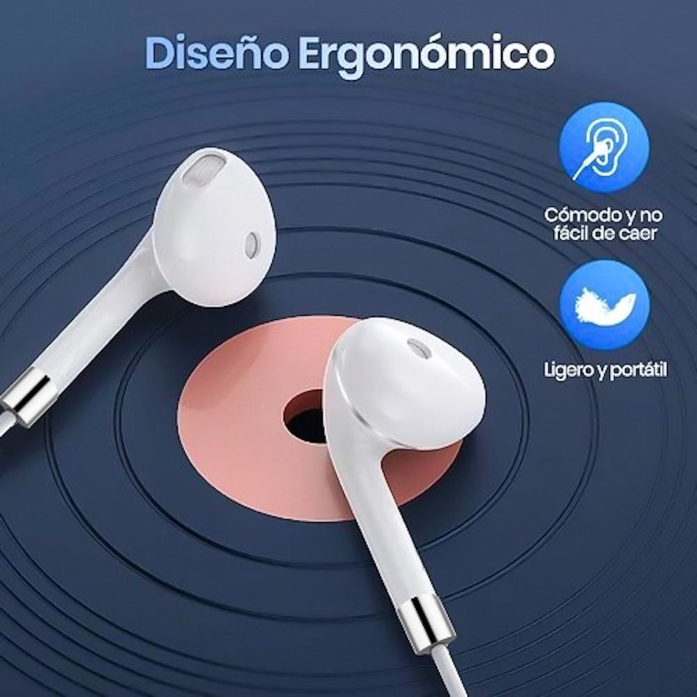 Audifonos Moreka M-914, Alámbricos, Manos Libres, 3.5mm — Bluetooth 5.3 TWS - Imagen 2