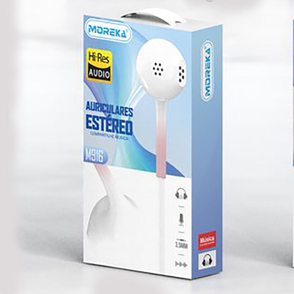 Audifonos Moreka M-916, Alámbricos, Manos Libres, 3.5mm — Bluetooth 5.3 TWS - Imagen 7