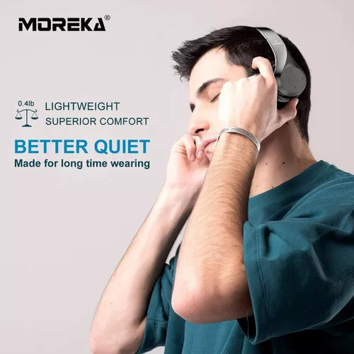 Audífonos Diadema Bluetooth Moreka ST2 Inalámbrico Plegable - Imagen 7