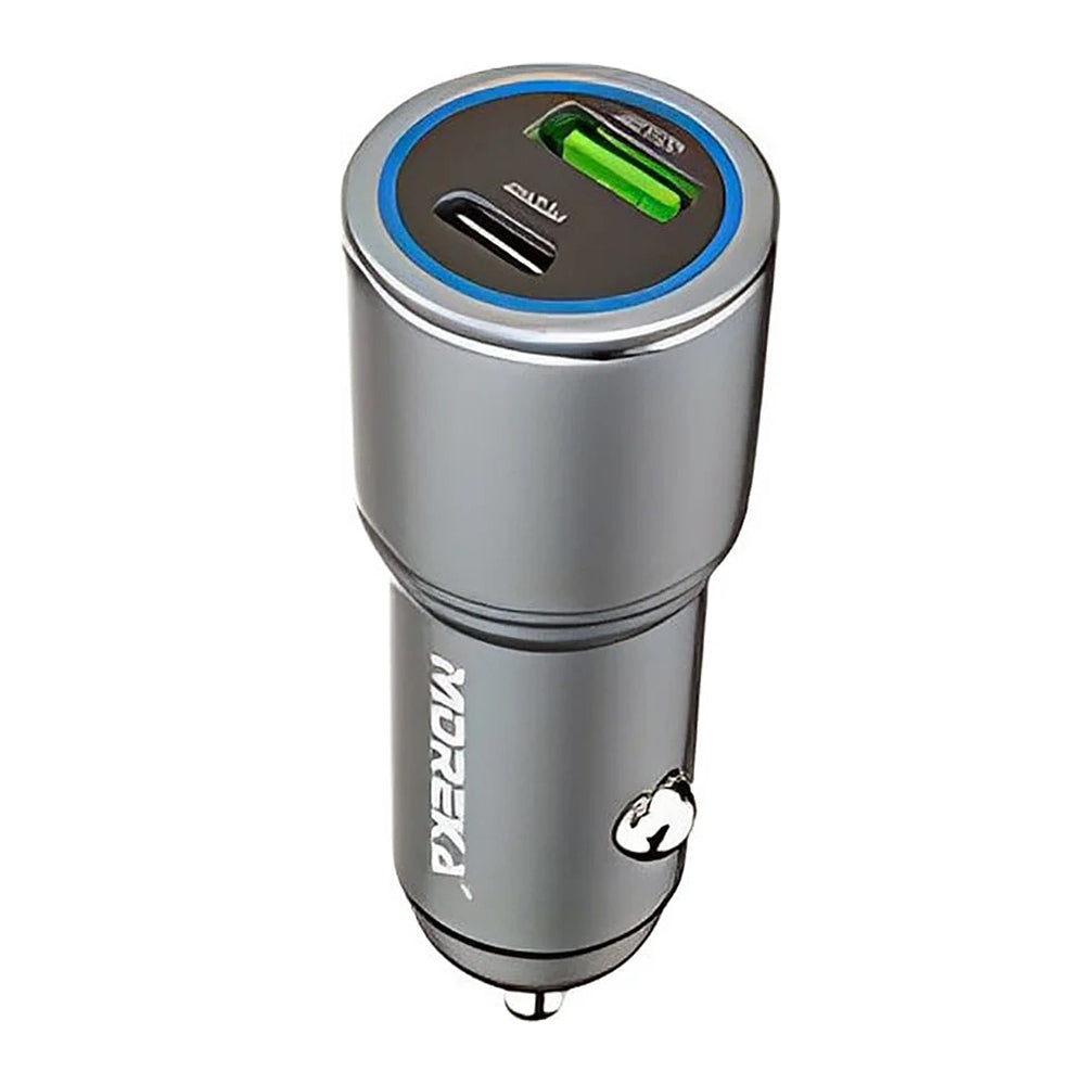 Cargador De Carro Moreka CP005 Plug In 45W USB y Tipo C - Imagen 11