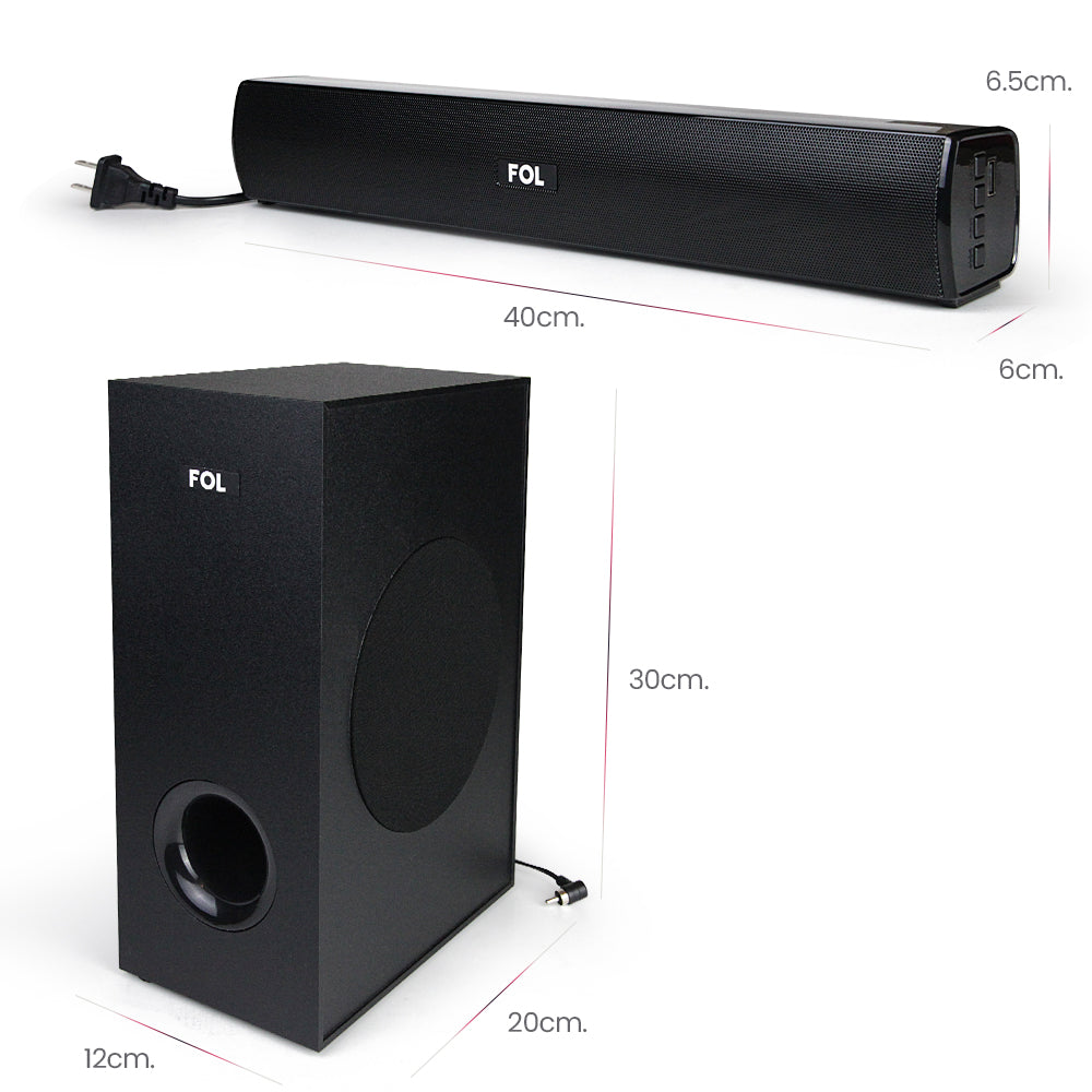 Barra de Sonido Bluetooth 45 watts HDMI FOL FS-M252 - Imagen 5