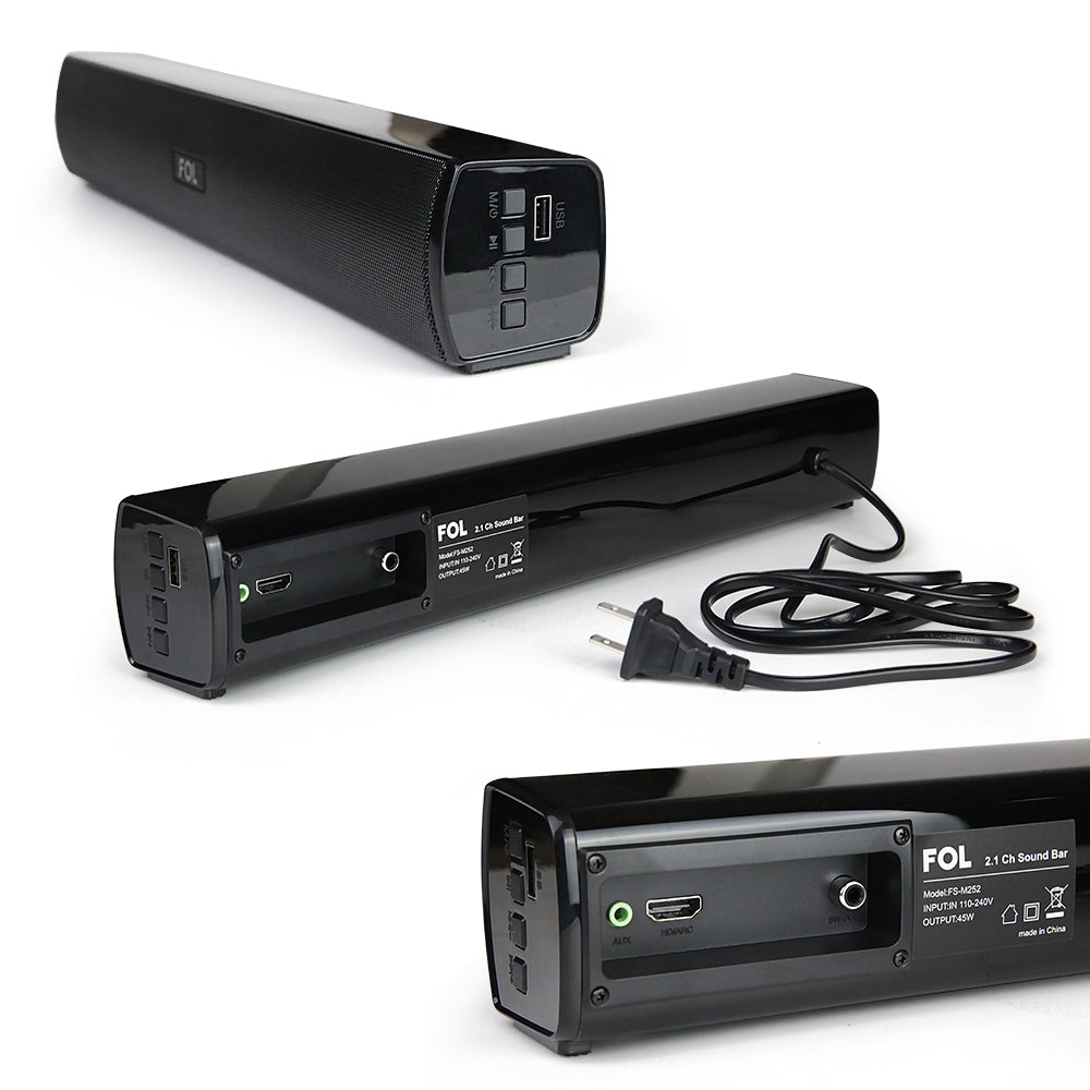 Barra de Sonido Bluetooth 45 watts HDMI FOL FS-M252 - Imagen 6