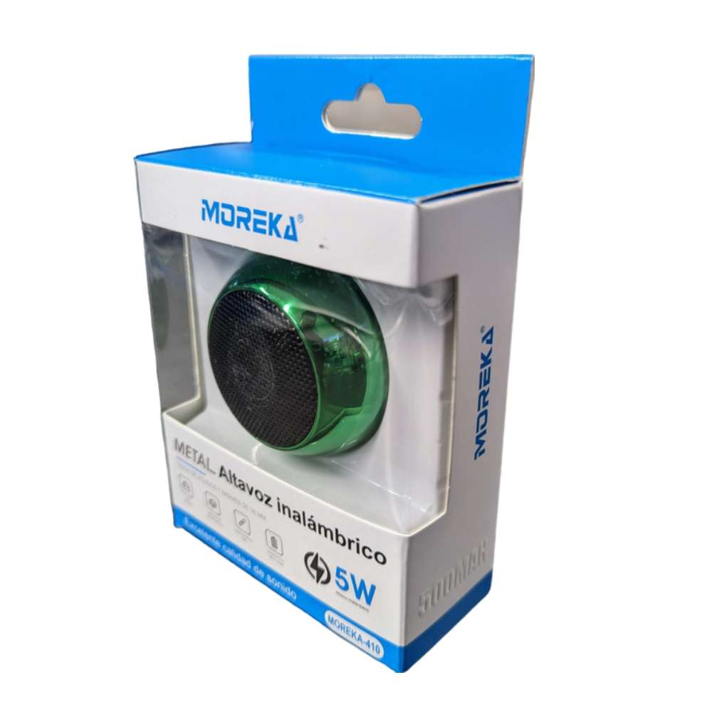 Mini Bocina Moreka 410, Bluetooth, Metal 500 mAh - Imagen 16
