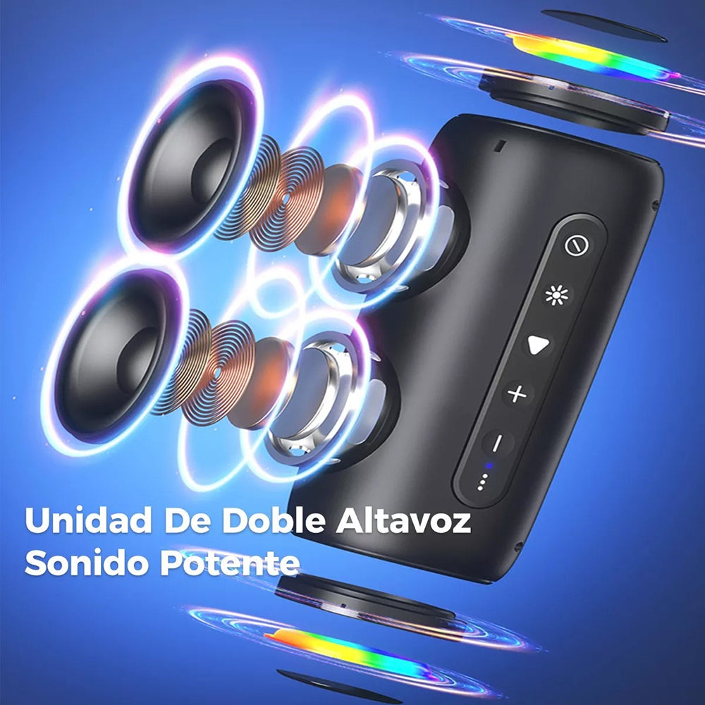 Bocina Moreka+ A20 20W 3600mAh Bluetooth, TF Card, Radio FM, USB Contra Agua IPX6 - Imagen 7