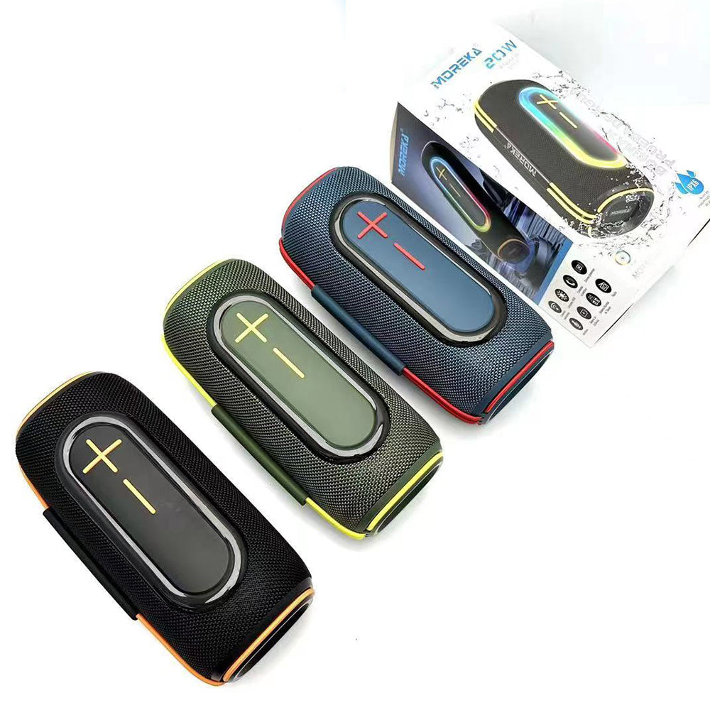Bocina Moreka 411 20W, Bluetooth, TF Card, Radio FM, USB Contra Agua IPX6 - Imagen 12