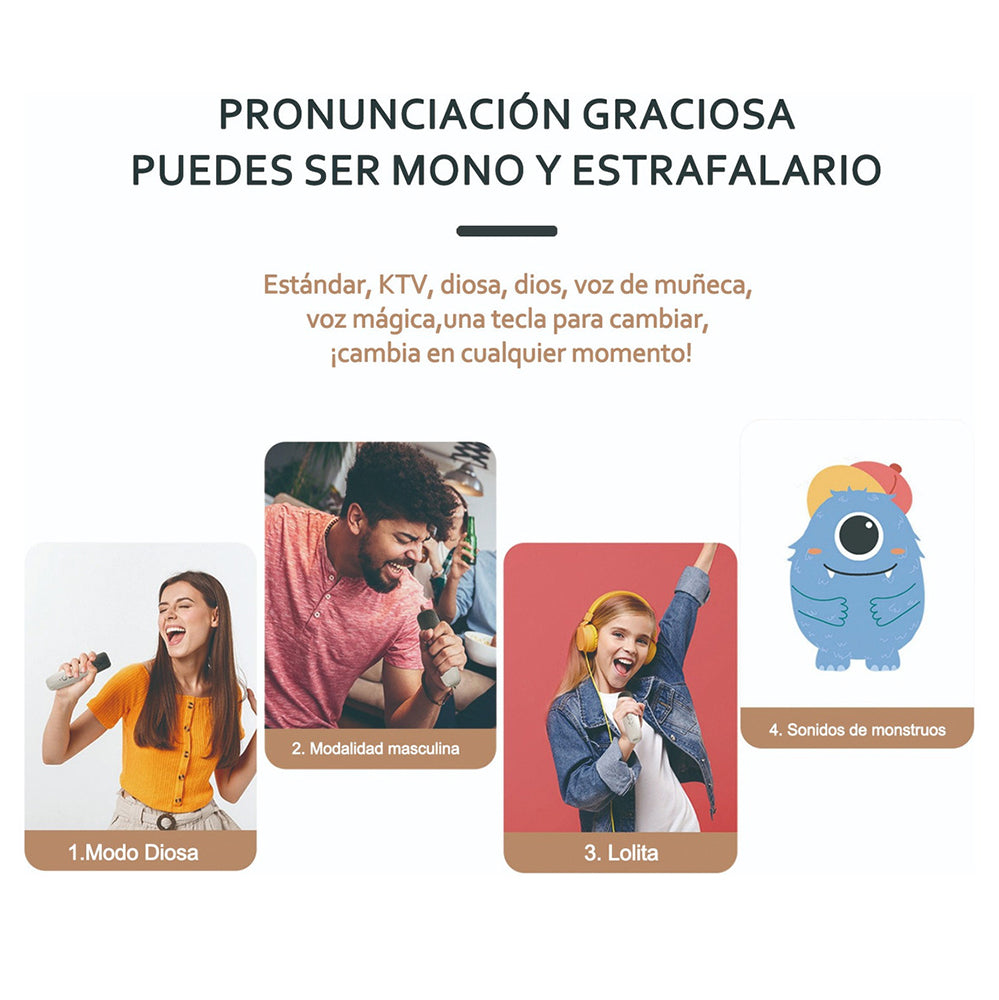 Bocina Karaoke Bluetooth FM dual microfonos portatil WL-395 - Imagen 7
