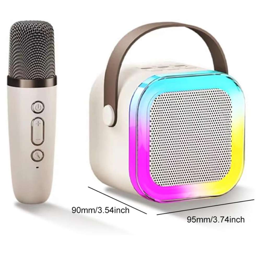 Bocina Karaoke Bluetooth FM dual microfonos portatil WL-395 - Imagen 8