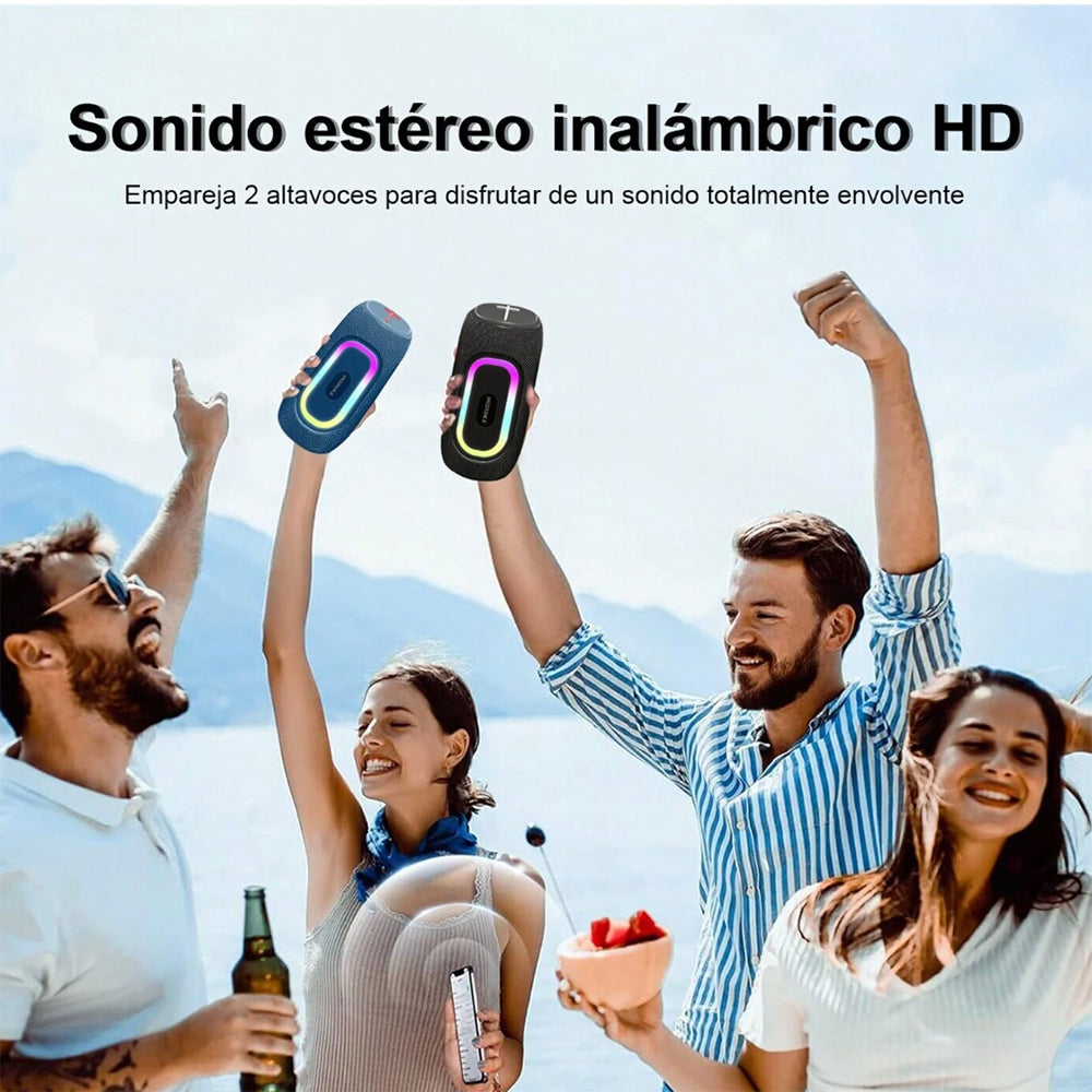 Bocina Moreka 398 16W, Bluetooth, TF Card, Radio FM, USB - Imagen 4