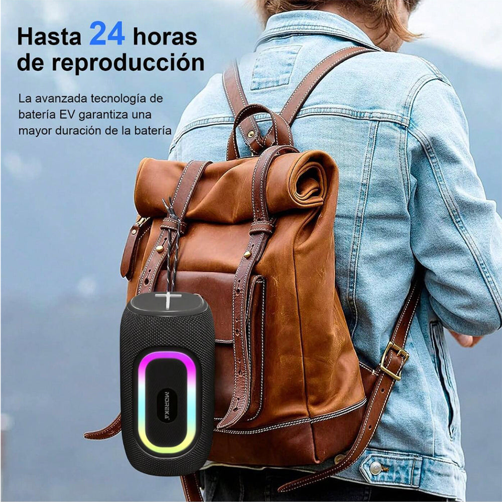 Bocina Moreka 398 16W, Bluetooth, TF Card, Radio FM, USB - Imagen 7