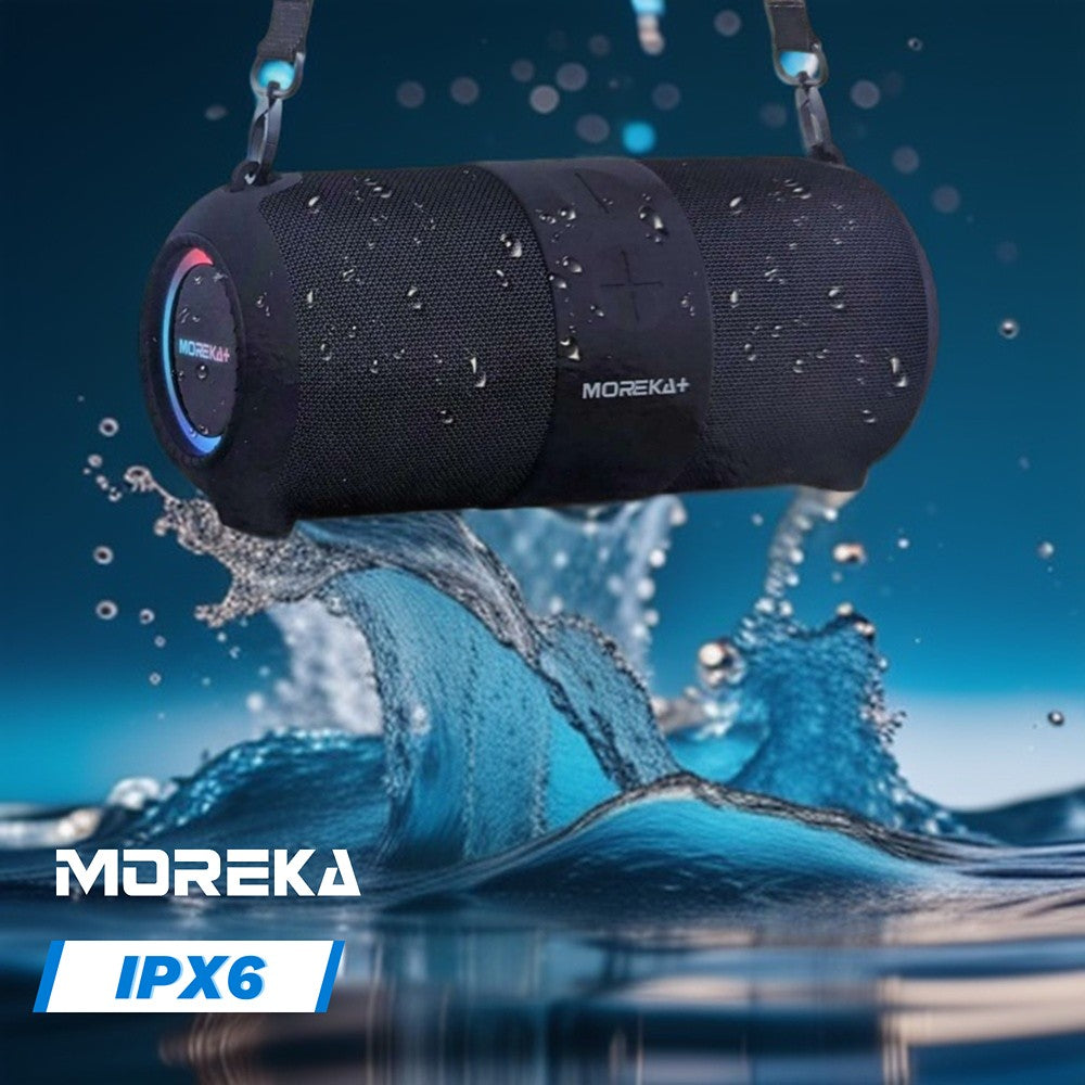 Bocina Moreka+ A6 60W, Bluetooth, TF Card, Radio FM, USB Contra Agua IPX6 - Imagen 4