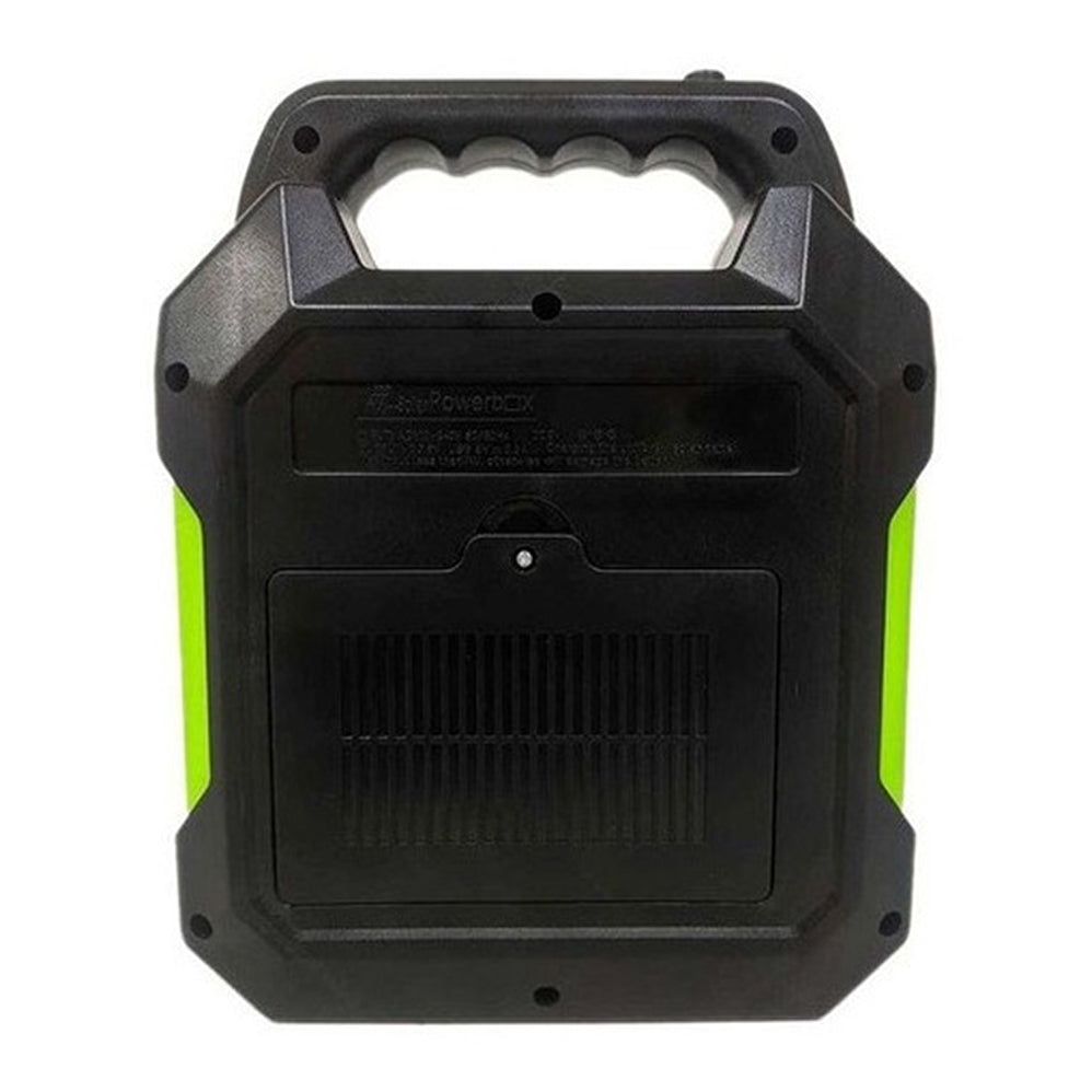 Mini Sistema Solar Radio FM 3 Focos Linterna Power Bank MOR-15 - Imagen 8
