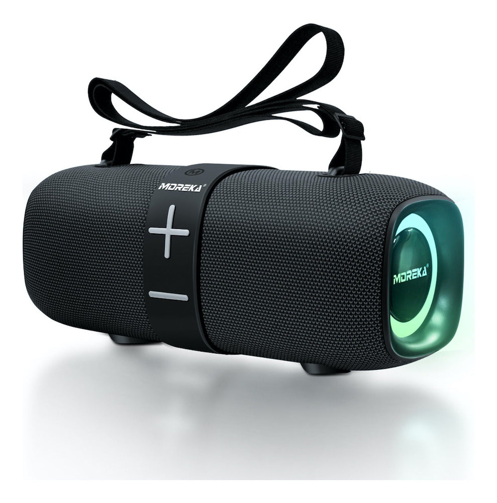 Bocina Bluetooth Moreka 385 Radio FM Resistente al agua 20W - Imagen 2