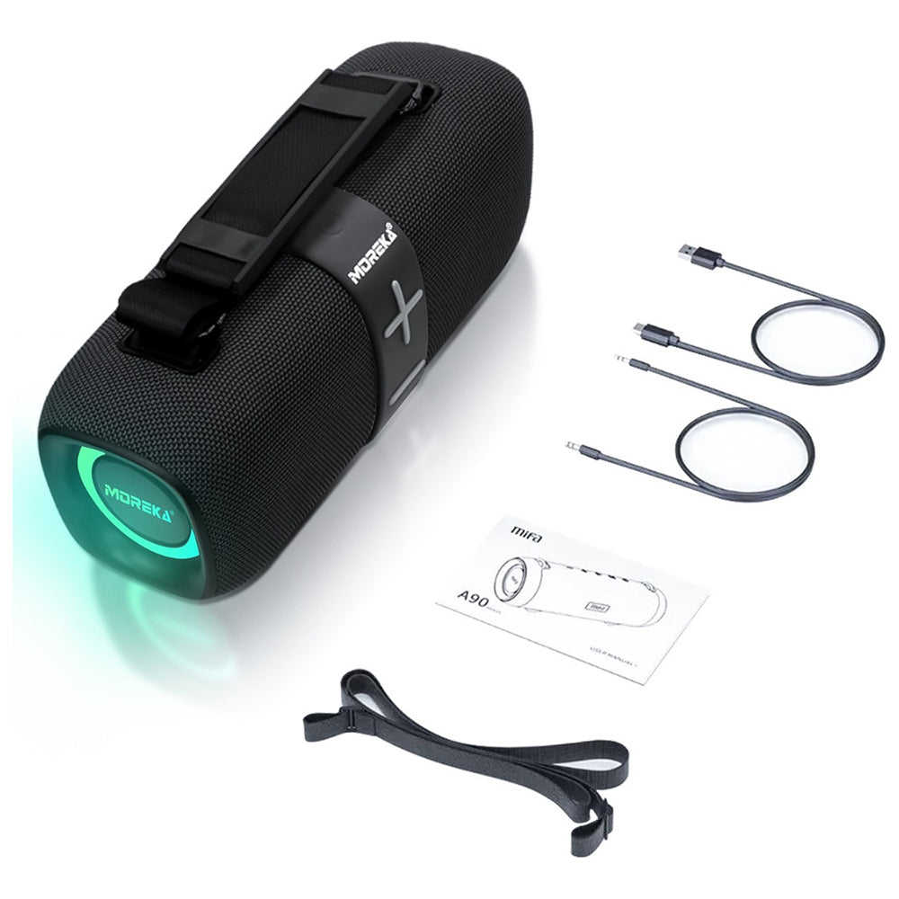 Bocina Bluetooth Moreka 385 Radio FM Resistente al agua 20W - Imagen 3