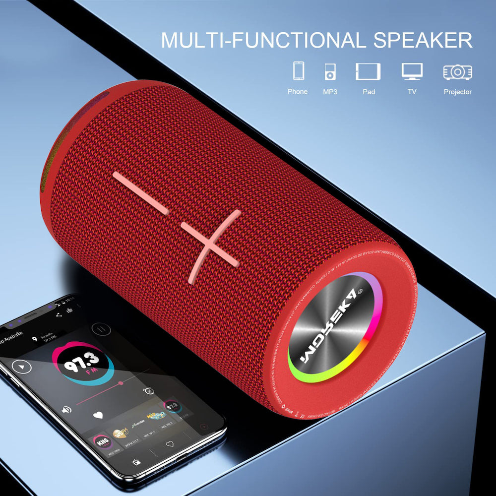 Bocina Bluetooth Moreka M-716 TF Card Radio FM Resistente al agua - Imagen 4