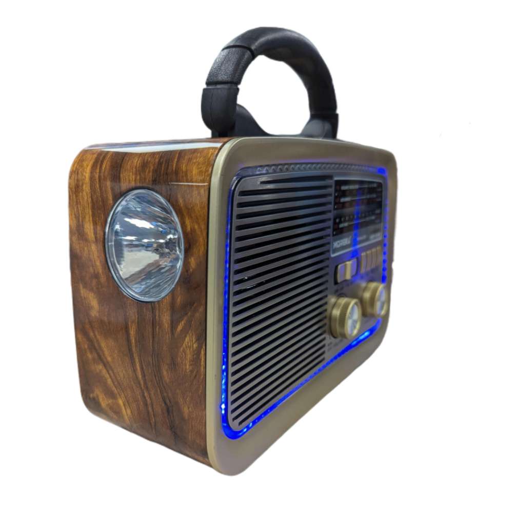 Bocina Radio FM - AM Moreka 224, Bluetooth, TF Card, Lampara, USB - Imagen 7