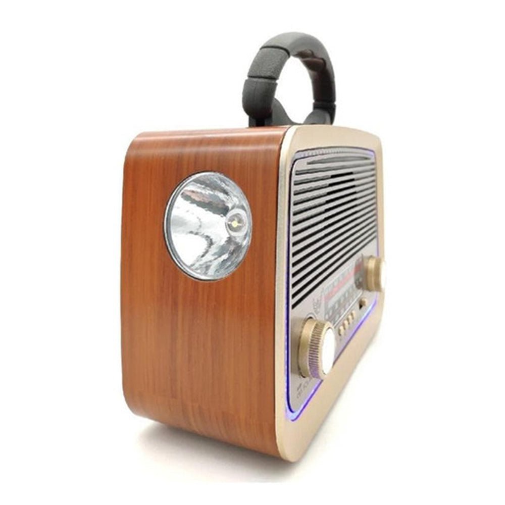 Bocina Radio FM - AM Moreka 225, Bluetooth, TF Card, Lampara, USB - Imagen 2