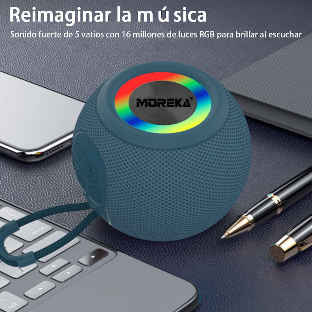 Bocina Moreka M-337, Bluetooth, TF Card, Radio FM, USB - Imagen 5