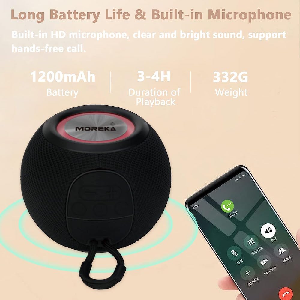 Bocina Moreka M-337, Bluetooth, TF Card, Radio FM, USB - Imagen 7