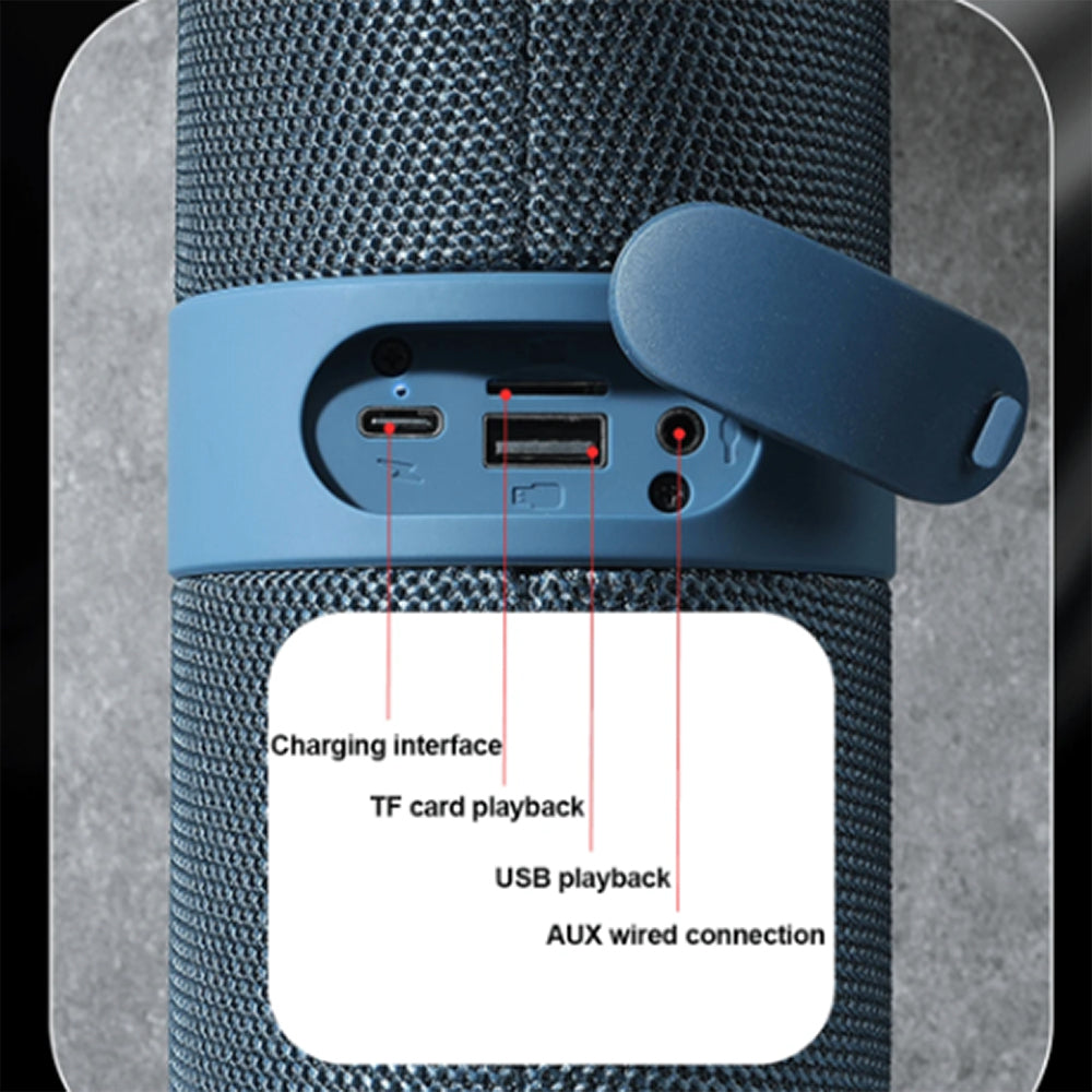 Bocina Moreka 406 RGB, Bluetooth, TF Card, Radio FM, USB - Imagen 5