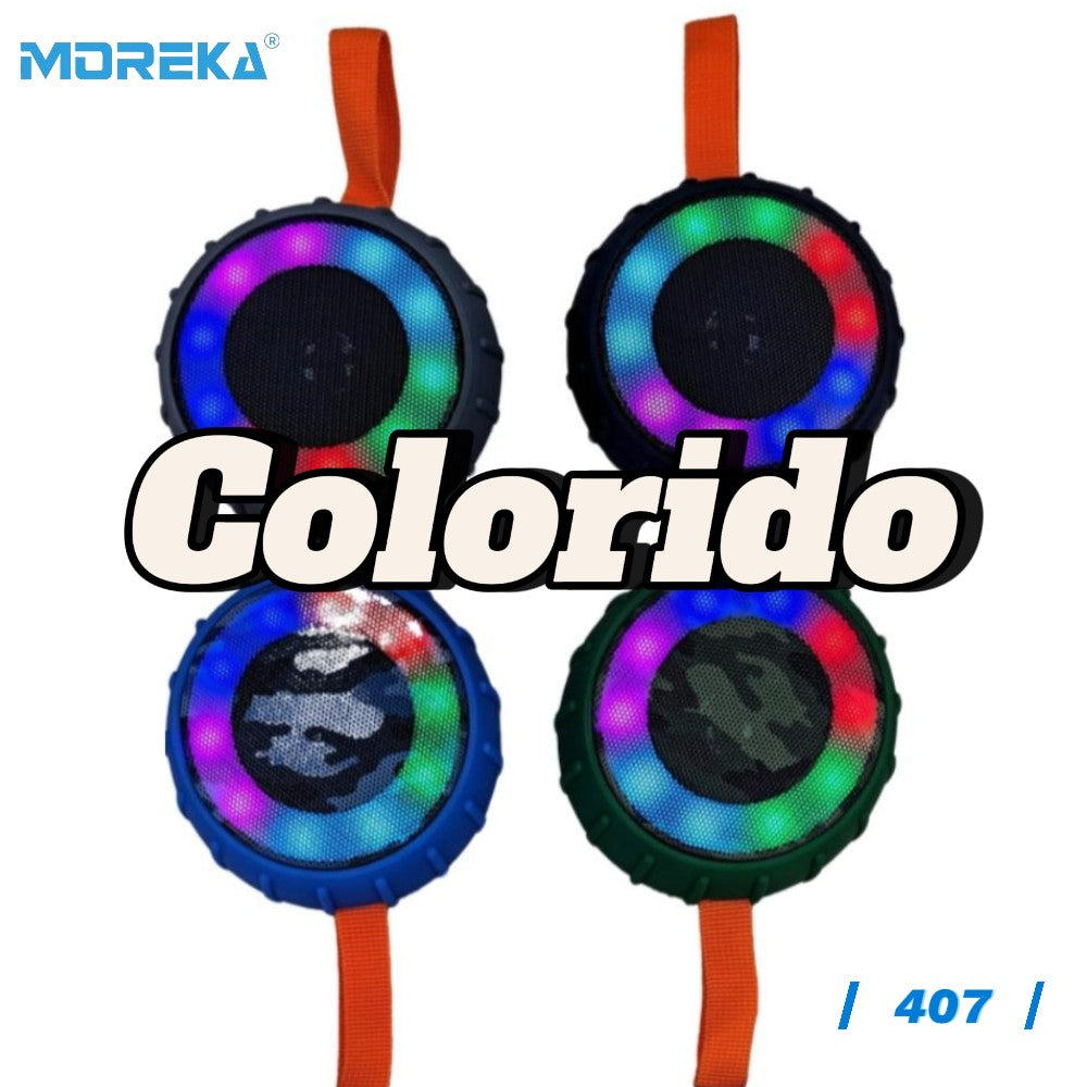 Bocina Moreka 407 5W, Bluetooth, TF Card, Radio FM, USB Contra Agua IPX6 - Imagen 3
