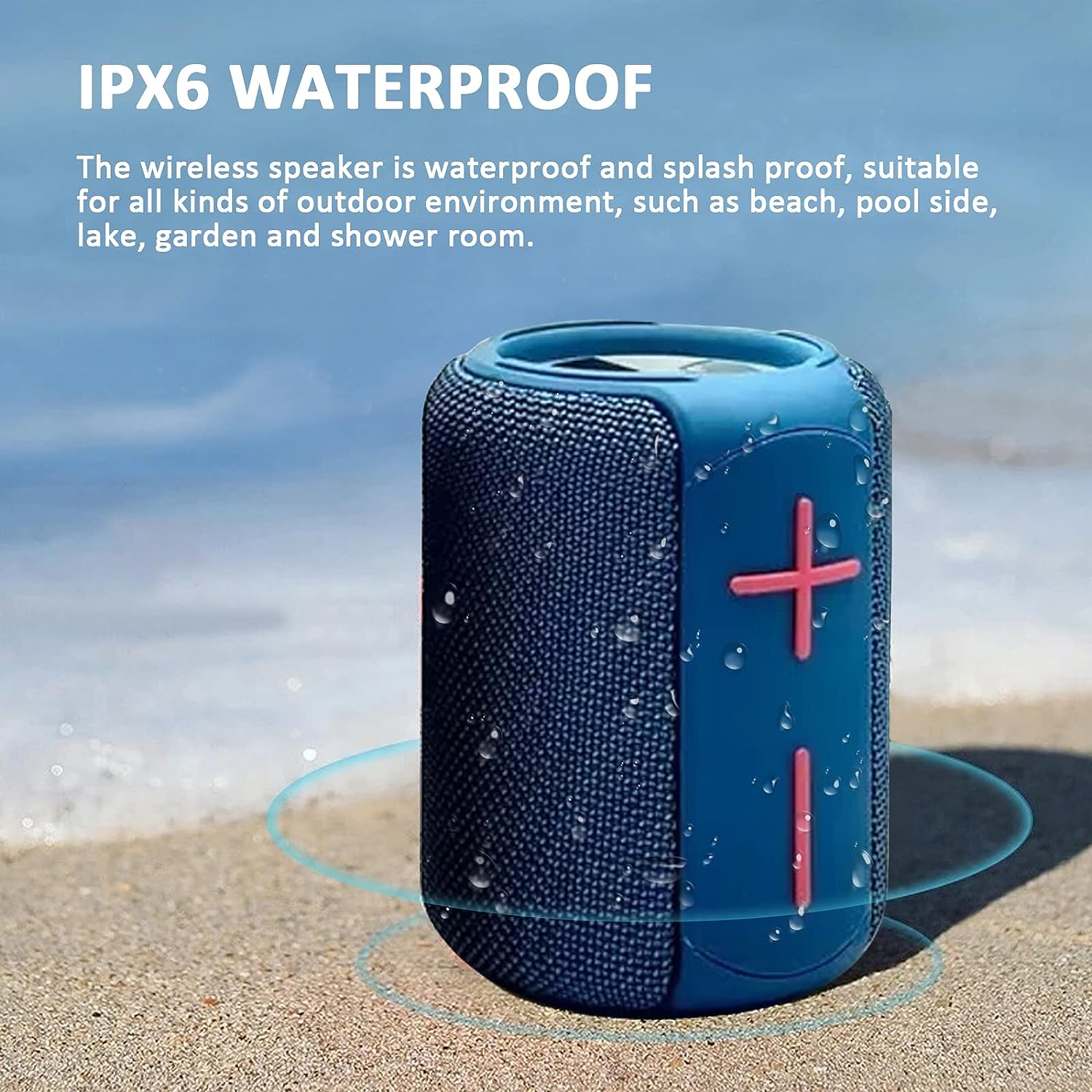 Bocina Bluetooth Moreka 350 TF Card Radio FM Resistente al agua - Imagen 3