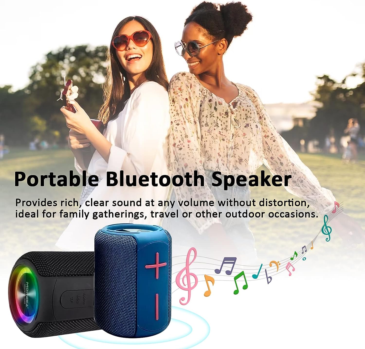 Bocina Bluetooth Moreka 350 TF Card Radio FM Resistente al agua - Imagen 10