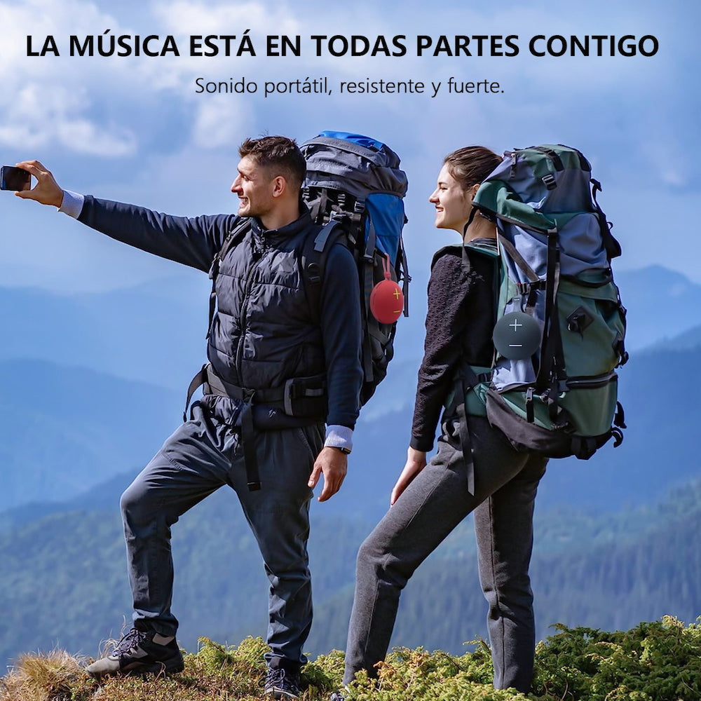 Bocina Bluetooth Moreka 374 Resistente al agua IPX6, Radio FM, USB, Micro SD - Imagen 4