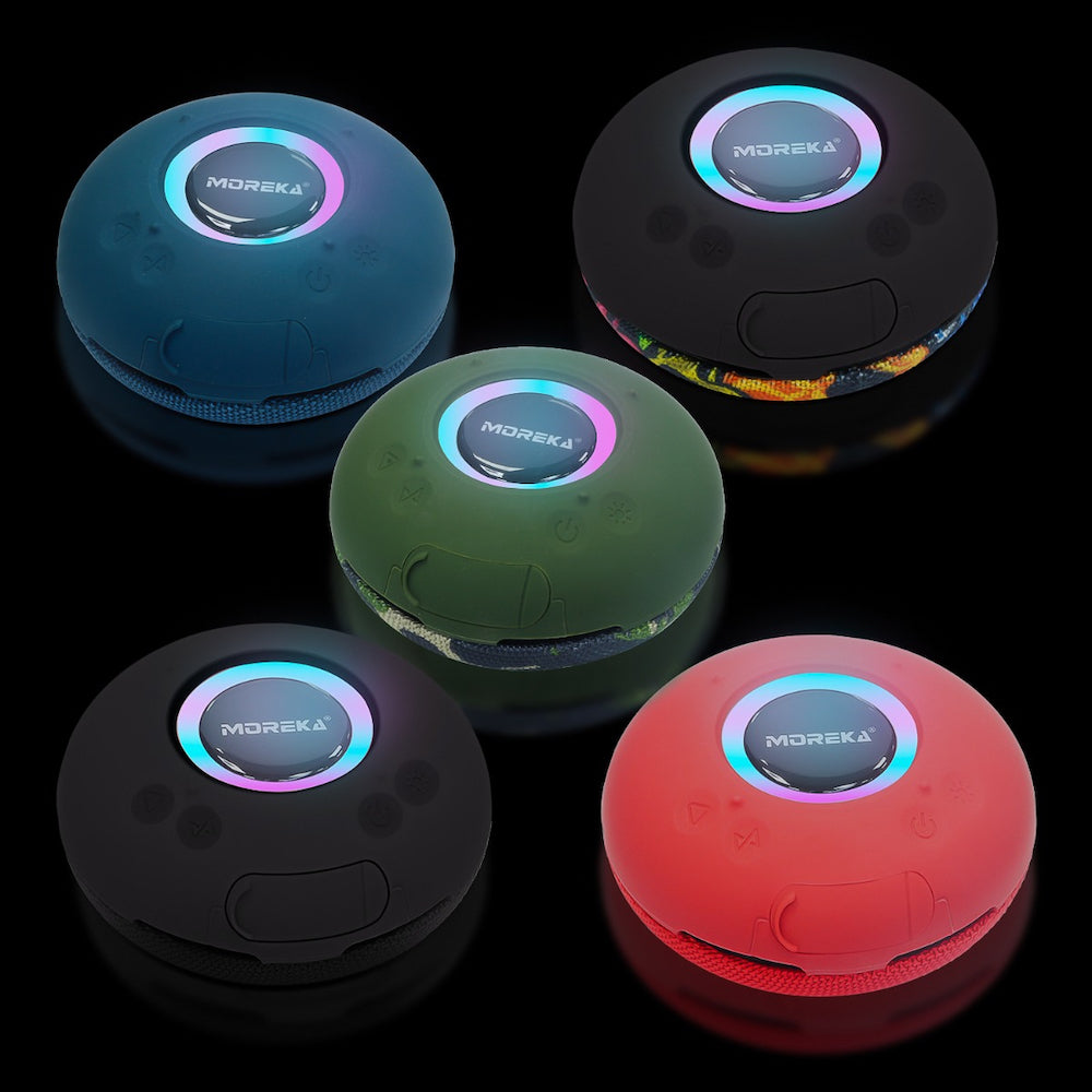 Bocina Bluetooth Moreka 374 Resistente al agua IPX6, Radio FM, USB, Micro SD - Imagen 6