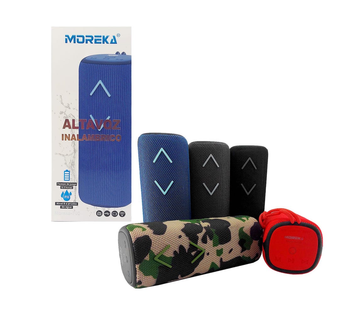 Bocina Bluetooth Moreka M-700 TF Card Radio FM Resistente al agua - Imagen 9