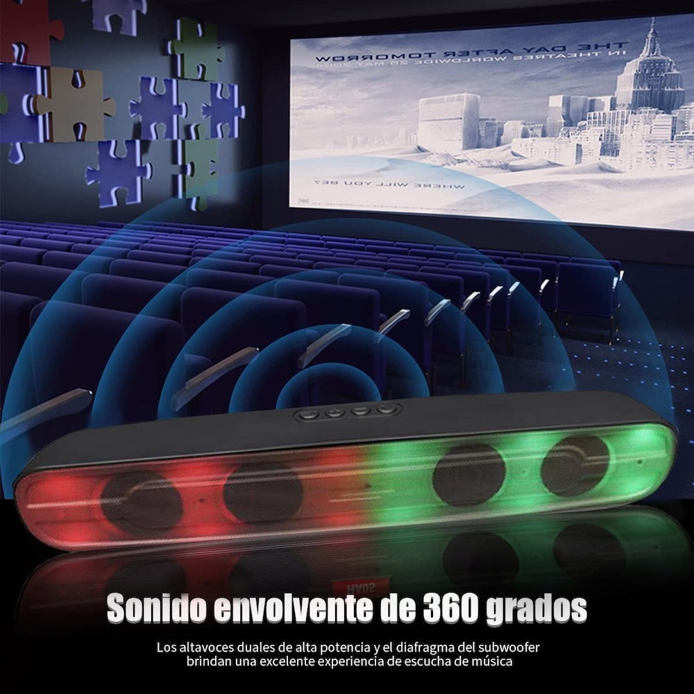 Bocina Moreka M400, Bluetooth, TF Card, Radio FM, USB - Imagen 4