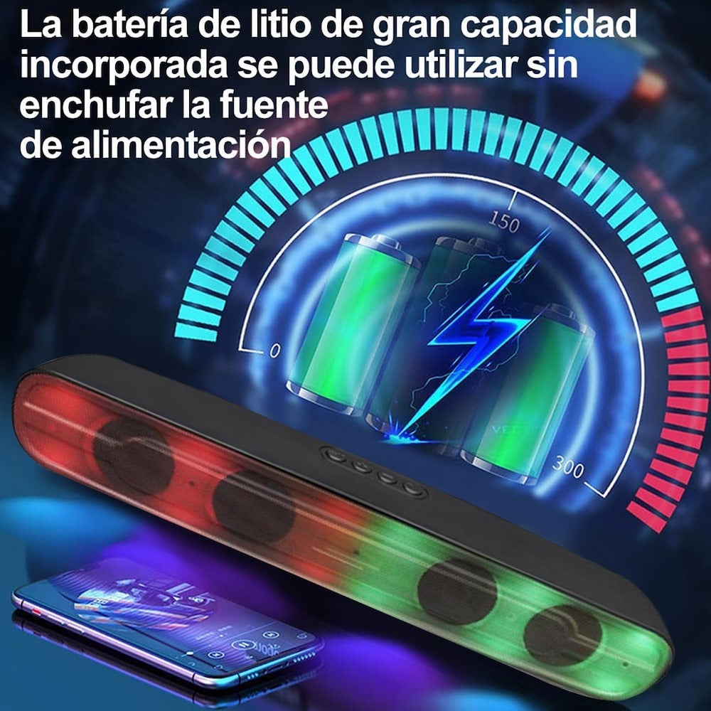 Bocina Moreka M400, Bluetooth, TF Card, Radio FM, USB - Imagen 5