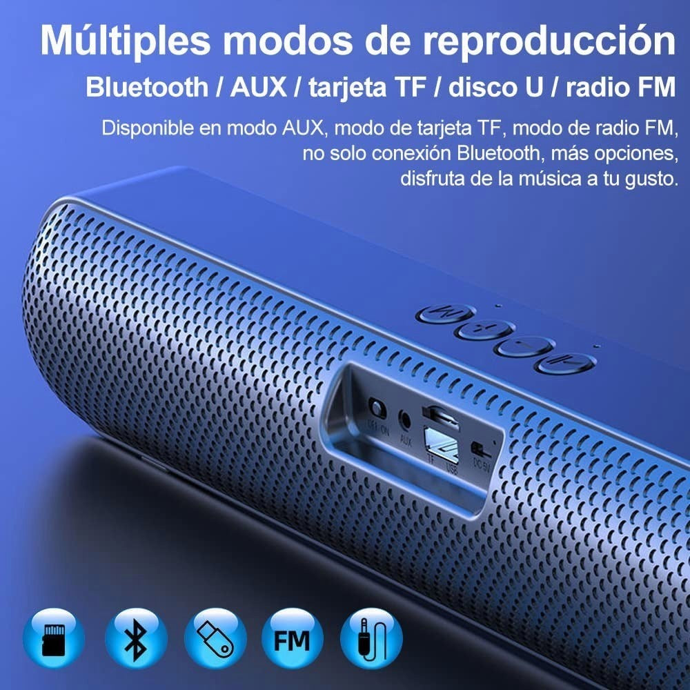 Bocina Moreka M400, Bluetooth, TF Card, Radio FM, USB - Imagen 8
