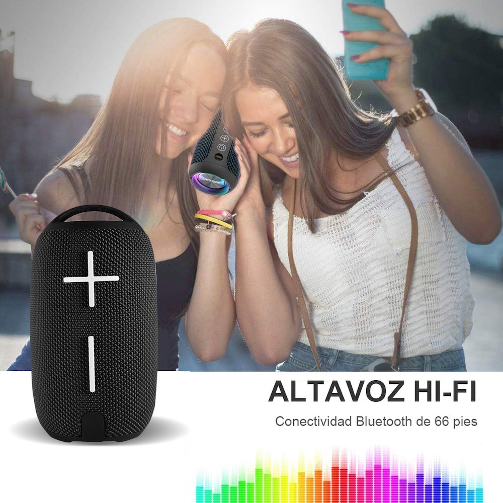 Bocina Bluetooth Moreka 371 TF Card Radio FM Resistente al agua - Imagen 2