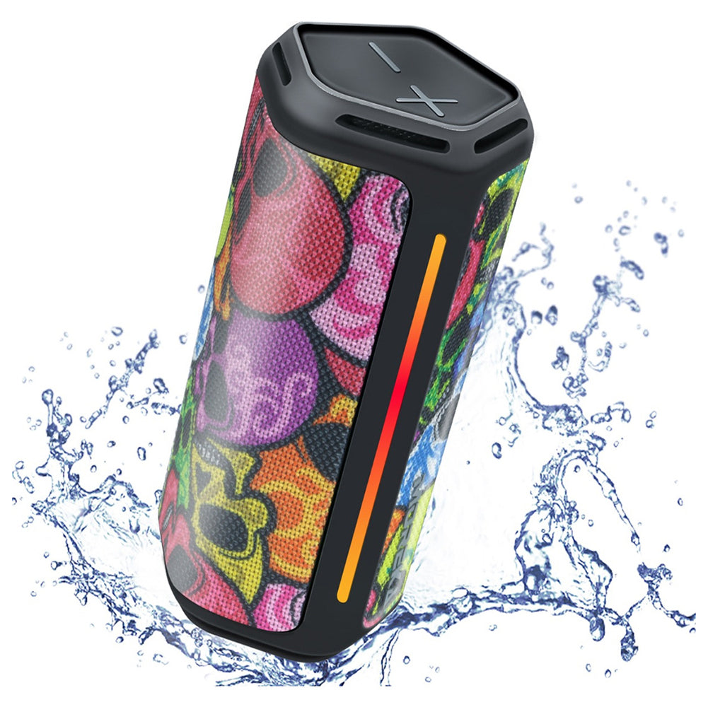 Bocina Bluetooth Moreka 375 Resistente al agua IPX6, Radio FM, USB, Micro SD - Imagen 15