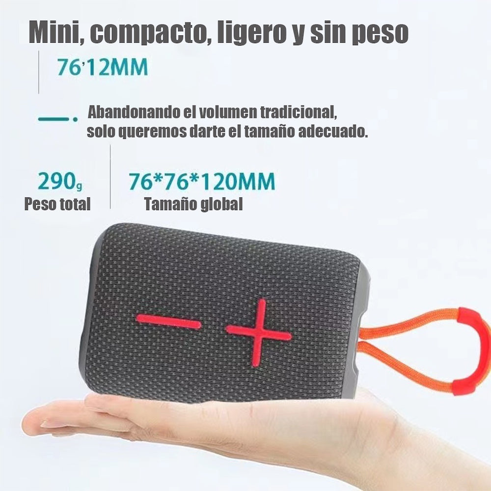 Bocina Bluetooth Moreka MR-F68 TF Card Radio FM Resistente al agua - Imagen 8