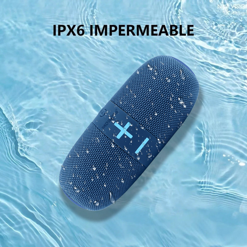 Bocina Bluetooth Moreka-300 TF Card Radio FM Resistente al agua - Imagen 6