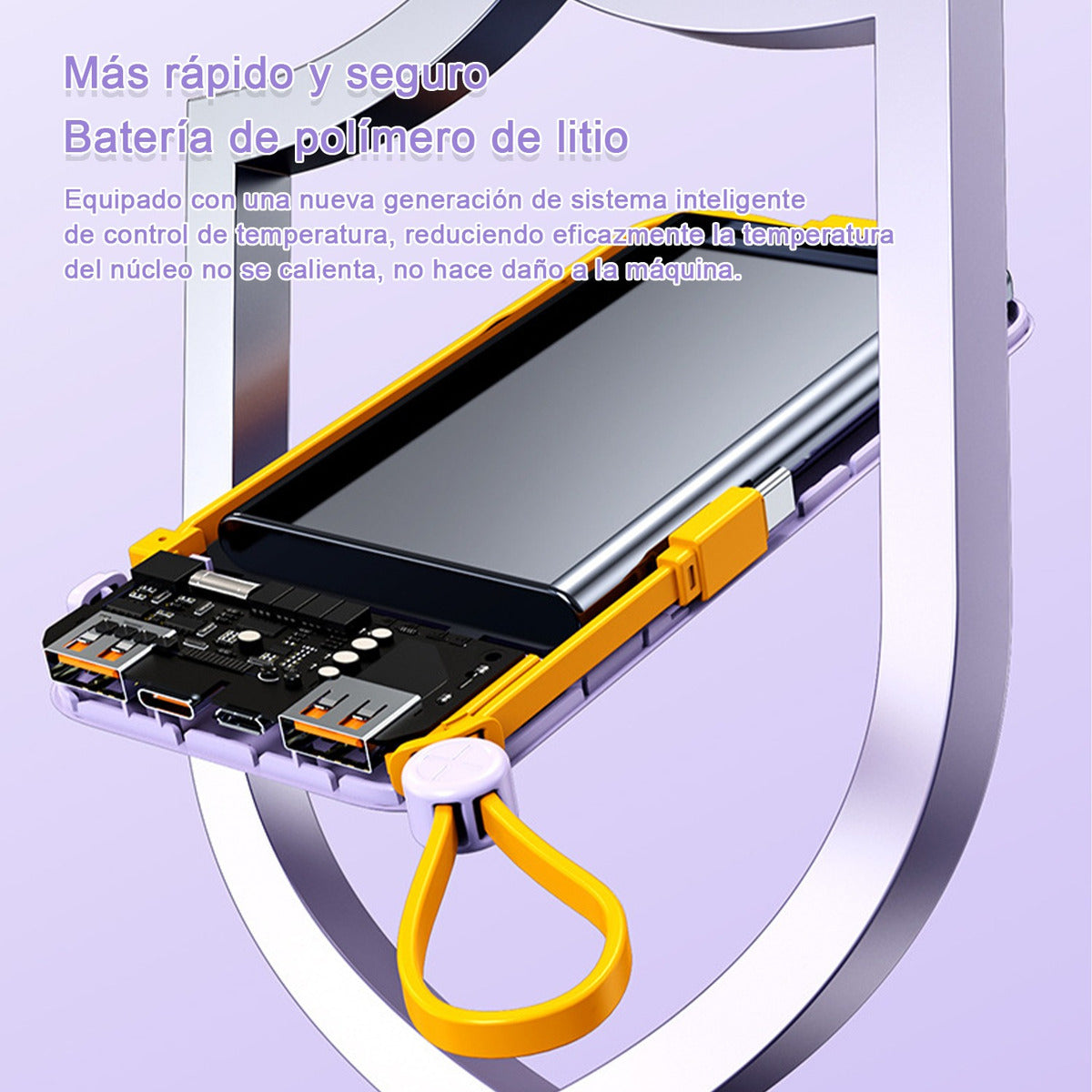 Power Bank Moreka K064 1000 mAh 37W 2 entredas 2 salidas - Imagen 5