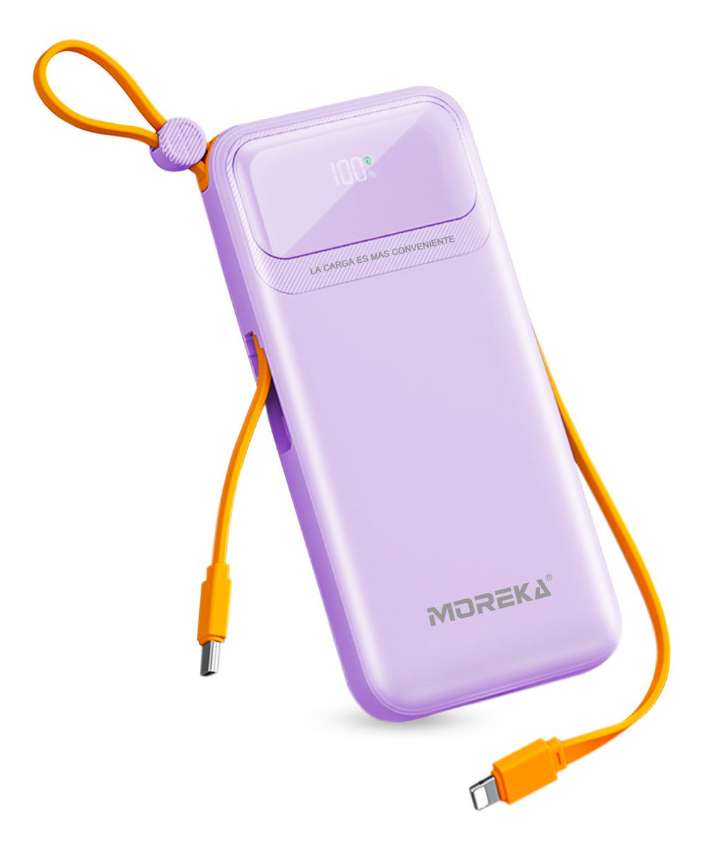 Power Bank Moreka K064 1000 mAh 37W 2 entredas 2 salidas - Imagen 9