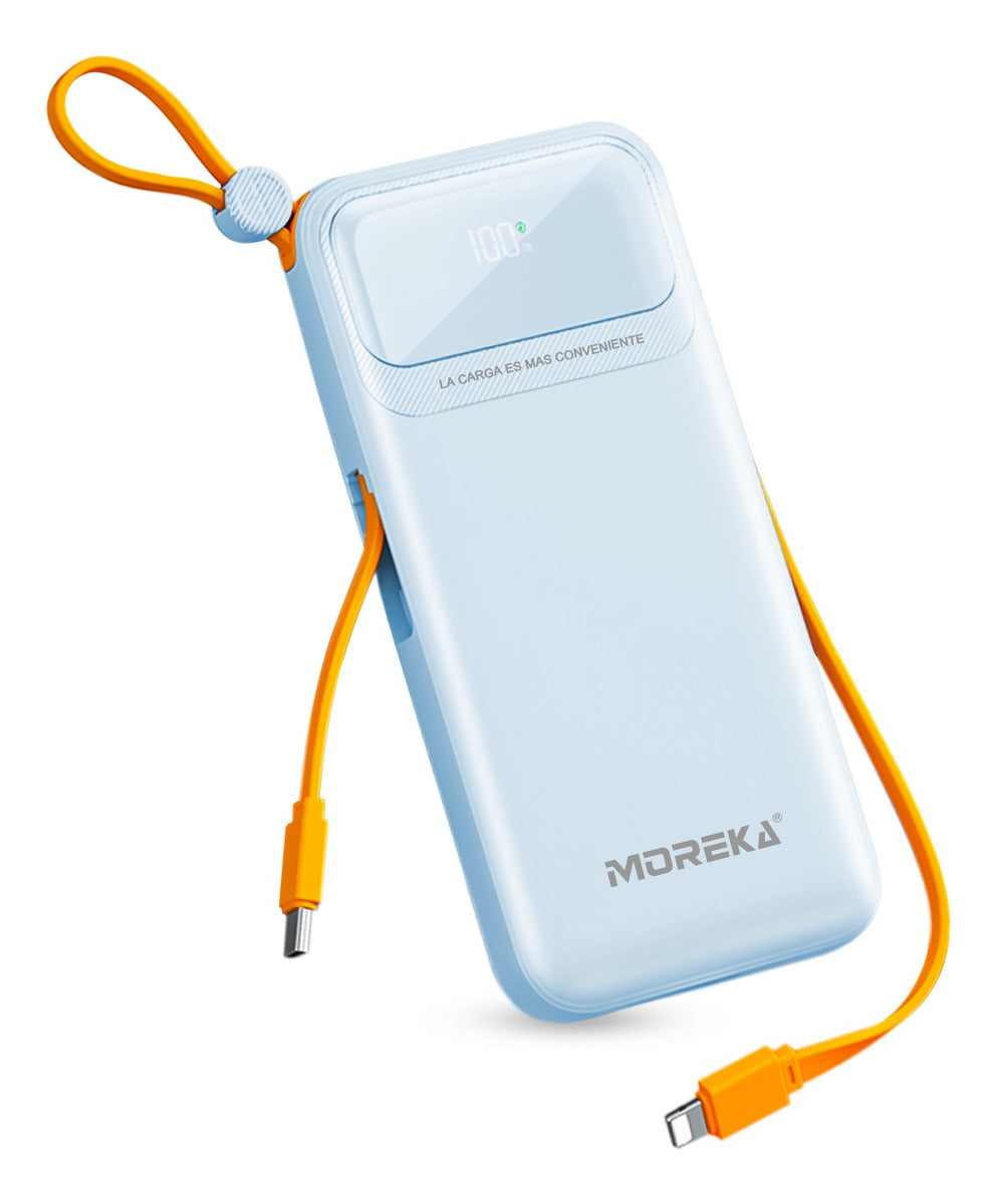 Power Bank Moreka K064 1000 mAh 37W 2 entredas 2 salidas - Imagen 10