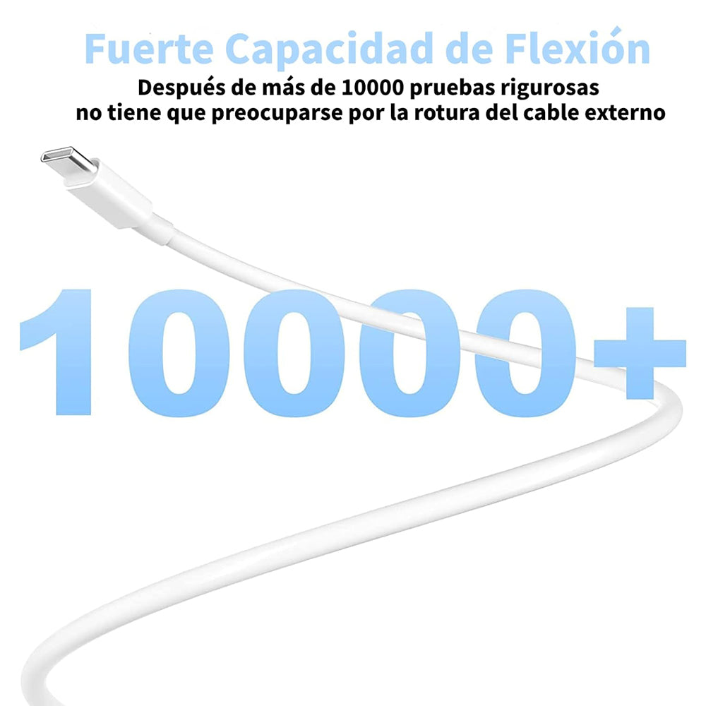 Cable Moreka Tipo C a C CB-43 45W carga rápida 2M - Imagen 5