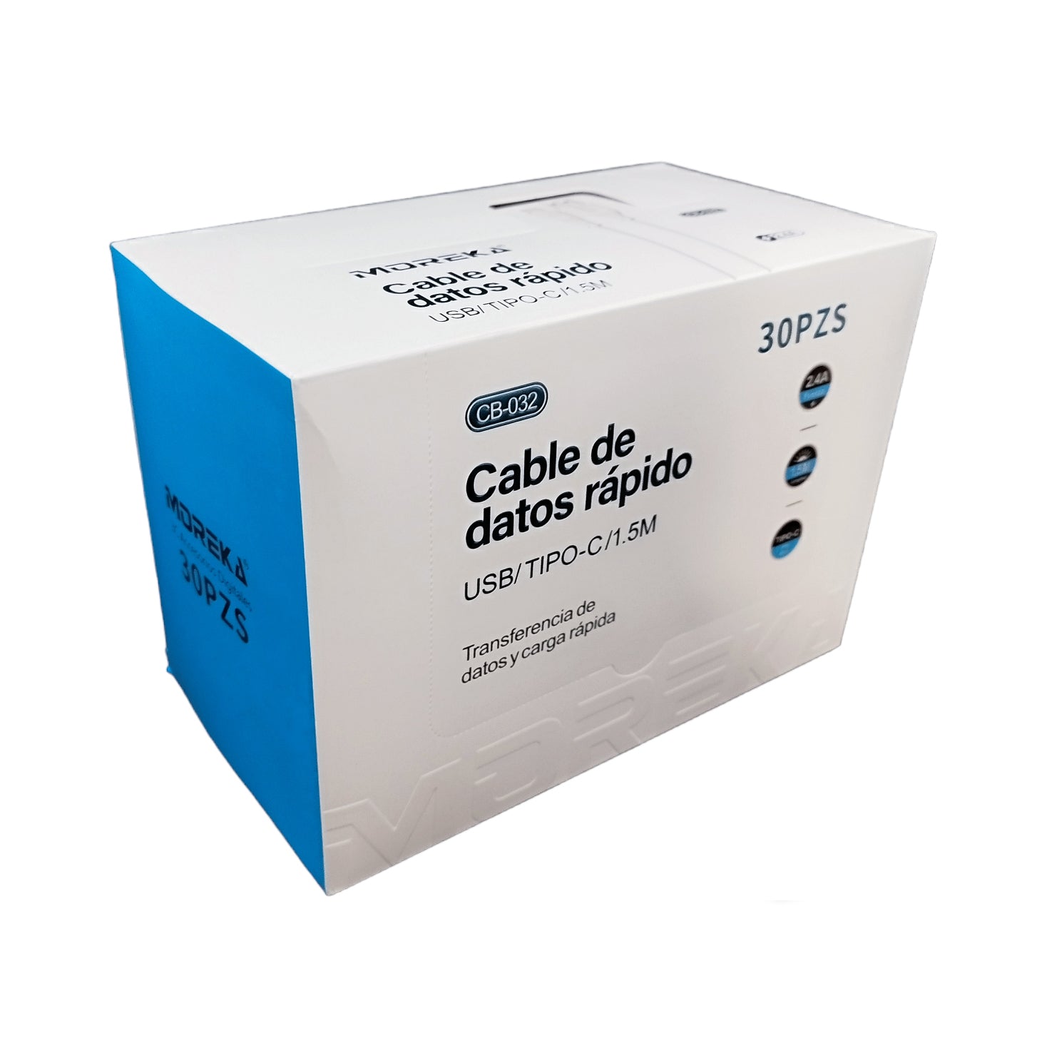 Cable Tipo C CB-032 2.4A y Datos de 1.5 M - Imagen 5