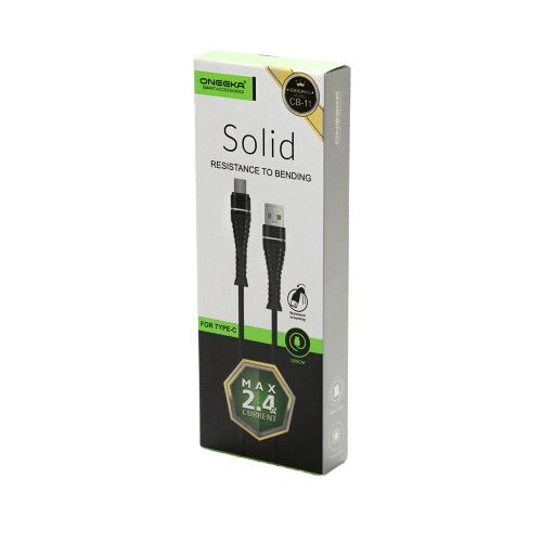 Cable Tipo C CB-11 2.4 A y Datos de 1 M - Imagen 2