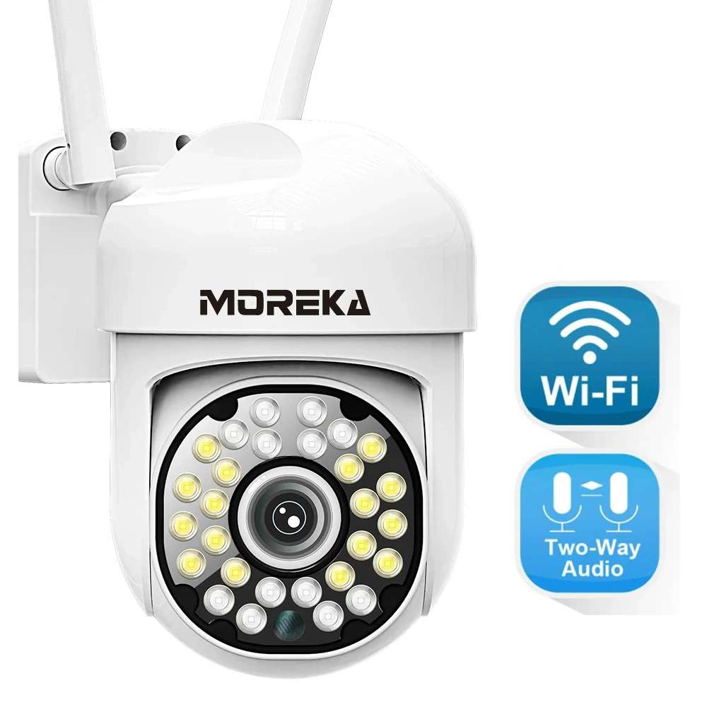 Cámara IP 360° Wifi 2mp Visión Nocturna 1080p Contra Agua IP66 Jk-002