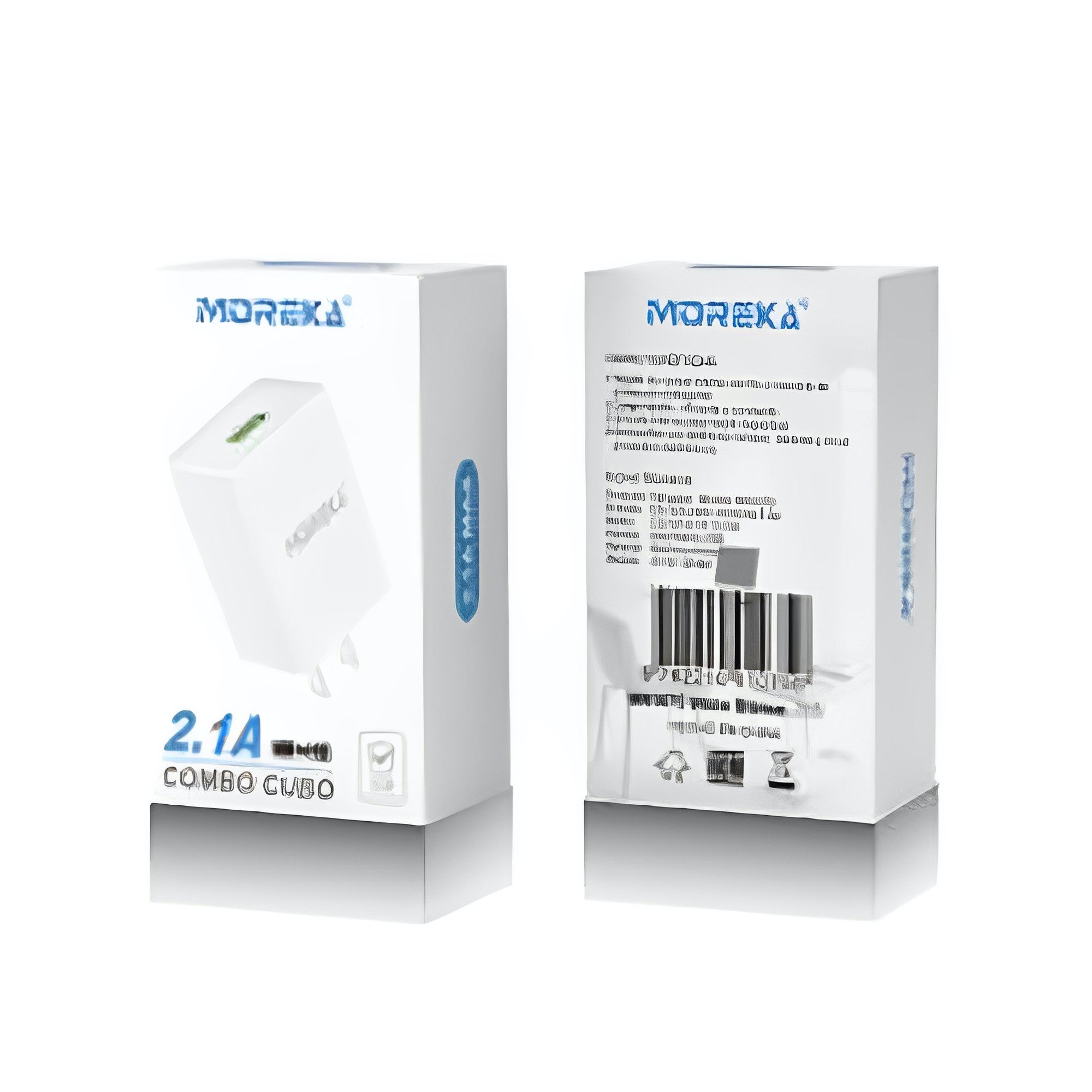Cargador Moreka MR1275 2.1A, Cubo 10W Carga Rapida - Imagen 2