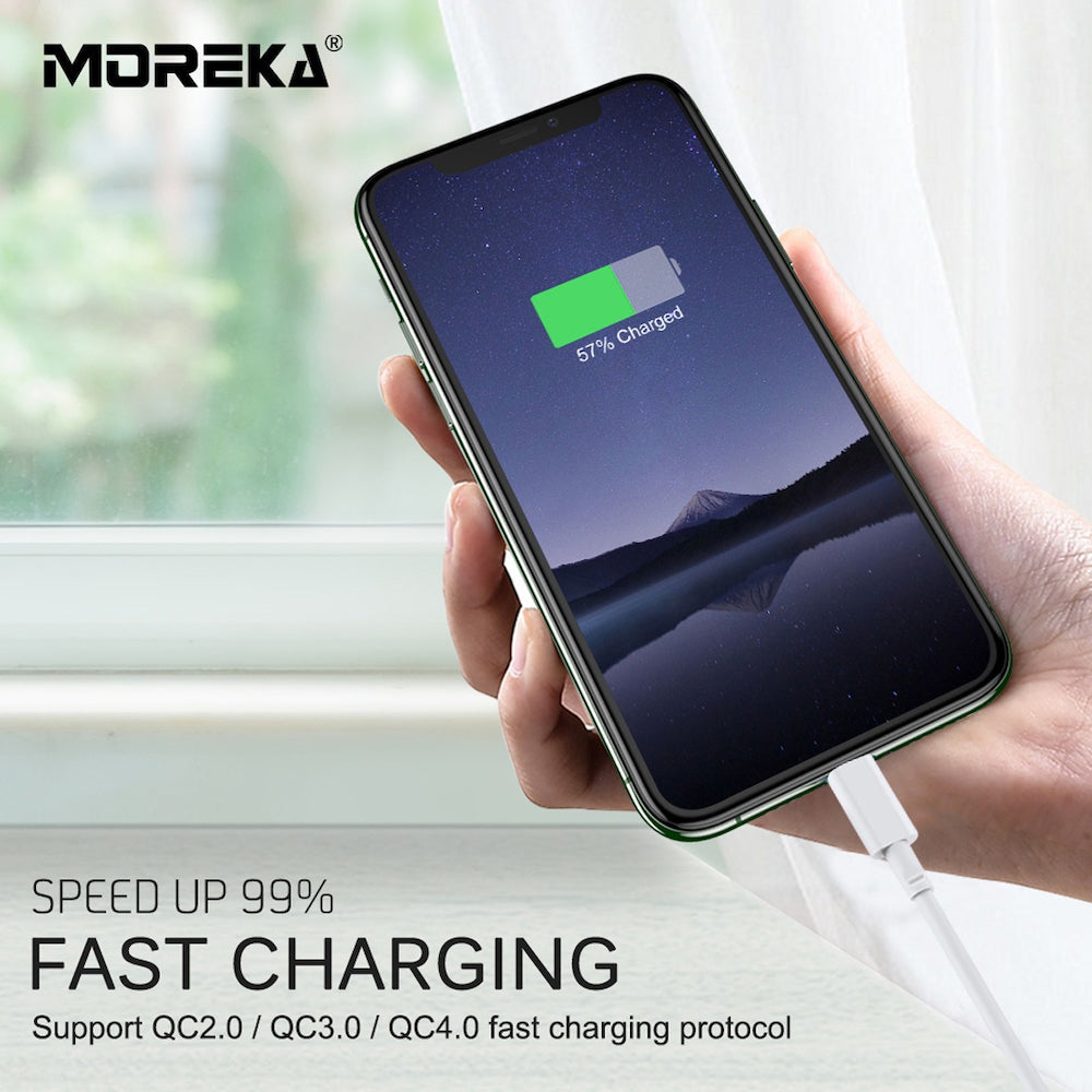 Cargador Moreka MR1275 2.1A, Cubo 10W Carga Rapida - Imagen 5